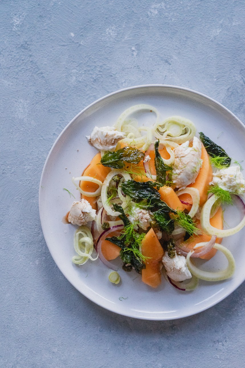 Salada de Funcho, Meloa e Mozzarella 7