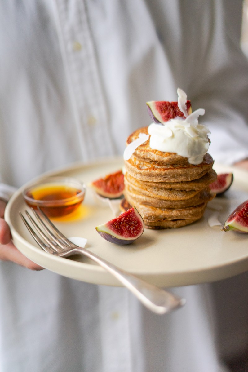 Receita de Panquecas de Aveia e Banana