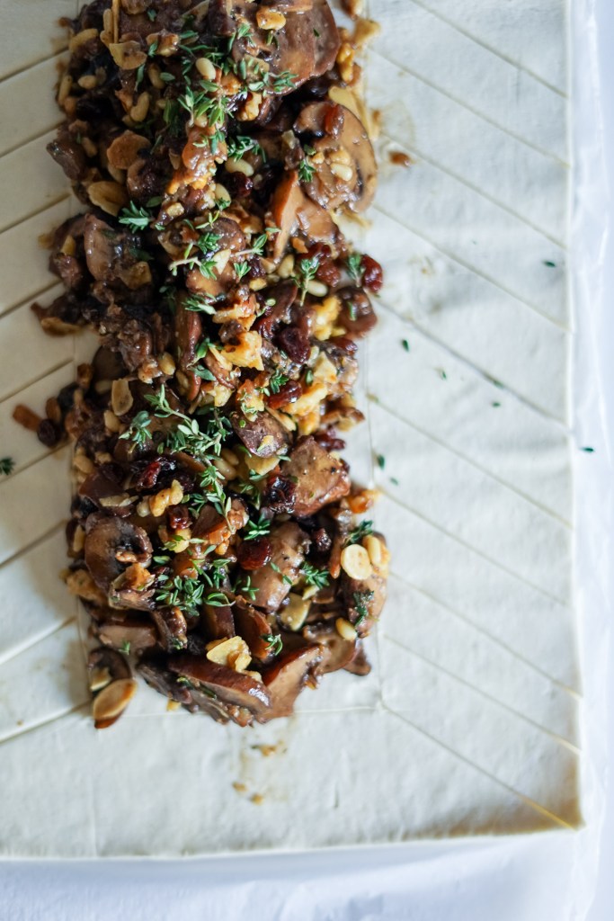 Receita de Folhado de Cogumelos