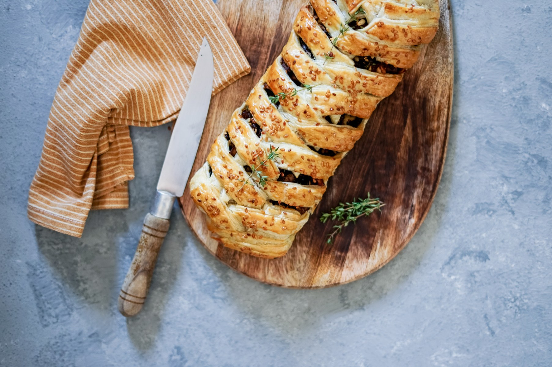 Receita de Folhado de Cogumelos